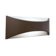 APPLIQUE DA ESTERNO LED MOON 12W 4000K MARRONE - SOVIL 99108/27 product photo
