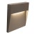LAMPADA SEGNAPASSO DA PARETE LED GEO SQUARE 6W 4000K MARRONE - SOVIL 99155/27 product photo Photo 01 2XS