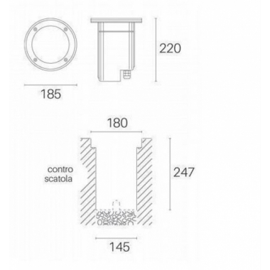 FARO ROUTE CALPESTABILE E27 - SOVIL 227/09 product photo Photo 02 3XL