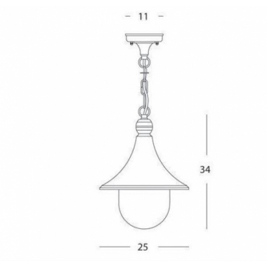 LAMPARA SOSPENSIONE GRANDE E27 - SOVIL 350/06 product photo Photo 02 3XL