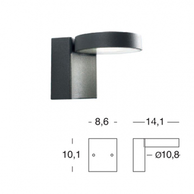 LAMPADA PARETE APPLIQUE ESTERNI IN ALTO SERIE TORCH E27 - SOVIL 556/16 product photo Photo 01 3XL