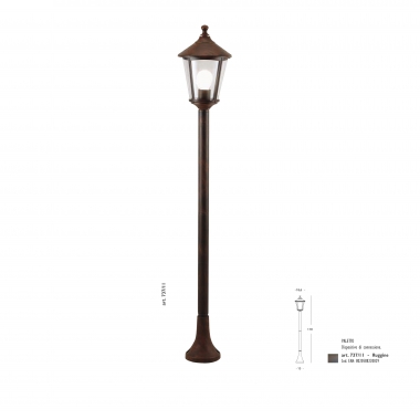 LAMPADA SOSPENSIONE ESTERNI SERIE OLIVE GRIGIA E27 - SOVIL 754/16 product photo Photo 01 3XL