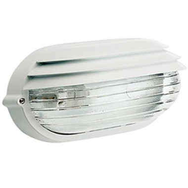 LAMPADA PARETE APPLIQUE ESTERNI CON PALPEBRA BIANCA E27 - SOVIL 788/02 product photo Photo 01 3XL