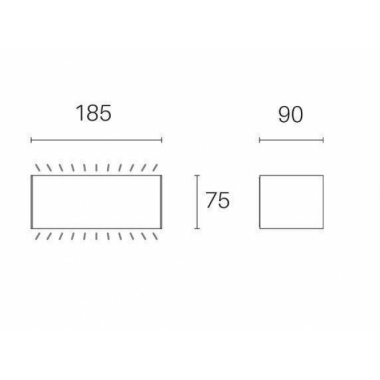 BOX-APPLIQUE 12W LED 3000K - SOVIL 98582/02 product photo Photo 02 3XL