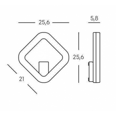 APPLIQUE DA ESTERNO LED QUASAR 20W 3000K NERO - SOVIL 98778/16 product photo Photo 02 3XL