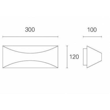 APPLIQUE DA ESTERNO LED MOON 12W 4000K MARRONE - SOVIL 99108/27 product photo Photo 02 3XL