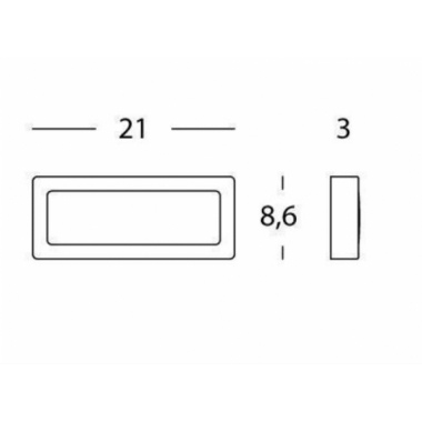 SEMI-INCASSO RETTANGOLARE  +PQ - SOVIL 99121/72 product photo Photo 02 3XL