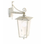 APPLIQUE DA ESTERNO IN BASSO NOTORIUS E27 BIANCO - ORO - SOVIL 421/26 product photo