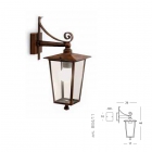 LAMPADA GIARDINO PALETTO LANTERNA RUGGINE 140CM SERIE NOTORIUS - SOVIL 868/11 product photo