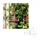 LAMPADA GIARDINO PALETTO SERIE DELUXE 135CM RUGGINE - SOVIL 894/11 product photo