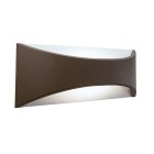 APPLIQUE DA ESTERNO LED MOON 12W 4000K MARRONE - SOVIL 99108/27 product photo