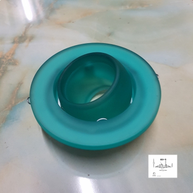 FARETTO INCASSO ORIENTABILE VIT 50W 12V VETRO VERDE ACQUAMARE - TARGETTI SANKEY 42242 product photo Photo 01 3XL