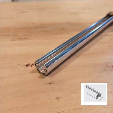 BINARIO ELETTRICO TRACKS MINITONDO L.1000 12V CROMO - TARGETTI SANKEY 47601 product photo Photo 01 3XL