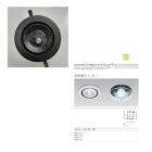 FARETTO SERIE LITEX NERO ATTACCO G5,3 FORO 105 MM - TARGETTI SANKEY 42515 product photo