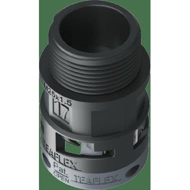 RACC.NERO   IP66 SM17  M25X1,5 - TEAFLEX 6BSM17M25 - TEAFLEX 6BSM17M25 product photo Photo 02 3XL