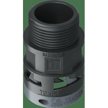 RACC.NERO   IP66 SM17  M25X1,5 - TEAFLEX 6BSM17M25 - TEAFLEX 6BSM17M25 product photo Photo 03 3XL