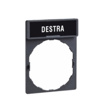 PORTA ETICHETTA.+ ETICHETTA DESTRA - TELEMECANIQUE GALLI ZBY2609 product photo