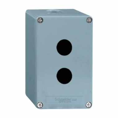 PULSANTIERA VUOTA XAPM Ø22 LEGA DI ZINCO 2 FORI - TELEMECANIQUE GALLI XAPM2502 product photo Photo 01 3XL