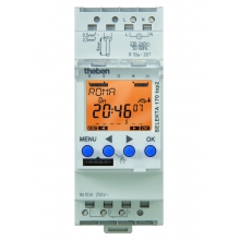 INTERRUTTORE ORARIO ASTRONOMICO 2 MODULI  DA BARRA DIN 1 CANALE - THEBEN SEL170TOP2 product photo