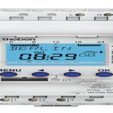 SELEKTA 170 TOP3 INTERRUTTORE ORARIO ASTRONOMICO 2 MOD.DIN 1CAN 1700130 - THEBEN SELEKTA170TOP3 product photo