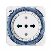 INTERRUTTORE A TEMPO PER PRESA DI CORRENTE ANALOGICO GIORNALIERO - THEBEN TIMER10/16 product photo