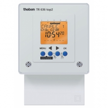 INTERRUTTORE TEMPO DGT 72X72 24H/7G 2 CANALI - THEBEN TR636TOP2 product photo
