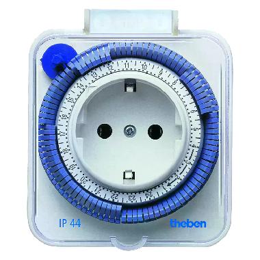 TIMER 26 PRESA SPINA SCHUKO IP44 BIANCA 16A 24H - THEBEN TIMER26 product photo Photo 01 3XL