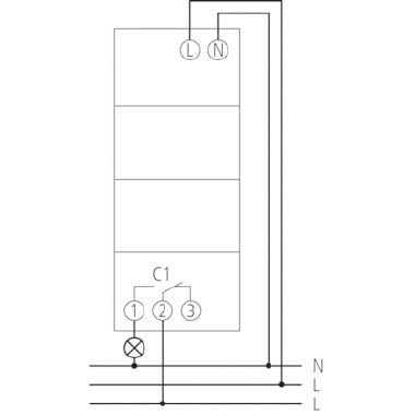 INTERRUTTORE ORARIO ASTRONOMICO 2 MODULI  DA BARRA DIN 1 CANALE - THEBEN SEL170TOP2 product photo Photo 02 3XL