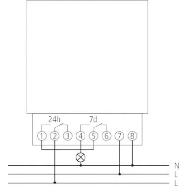 THE INT.TEMPO GIO/SET 10A 250V - THEBEN SUL189HW - THEBEN SUL189HW product photo Photo 02 3XL