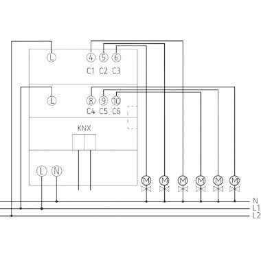 HMG 6 T KNX - THEBEN 4930240 - THEBEN 4930240 product photo Photo 02 3XL