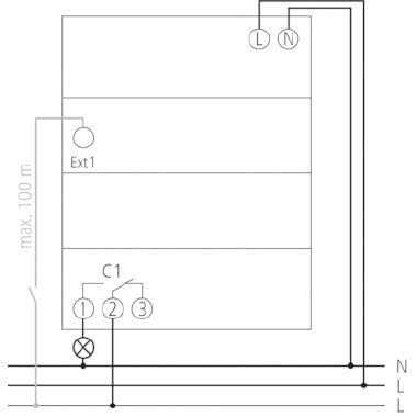 INT.ORAIRIO DIGIT.ANN.ASTRON.1CAN.1 INGR.EST. - THEBEN TR641TOP2 - THEBEN TR641TOP2 product photo Photo 02 3XL