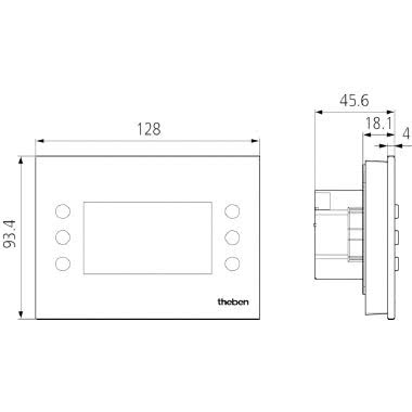 VARIA 826 S BIANCO KNX - THEBEN 8269210 - THEBEN 8269210 product photo Photo 02 3XL