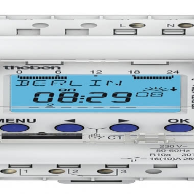 SELEKTA 170 TOP3 INTERRUTTORE ORARIO ASTRONOMICO 2 MOD.DIN 1CAN 1700130 - THEBEN SELEKTA170TOP3 product photo Photo 01 3XL