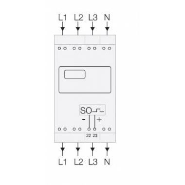 CONTATORE MECCANICO DI ENERGIA ELETTRICA TRIFASE CE304DI - TECNOSWITCH CE304DI product photo Photo 03 3XL