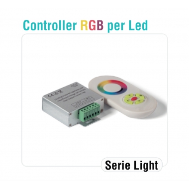 CONTROLLER PER RGB CON TELECOMANDO RF 30 MT - TECNOSWITCH CO040RG product photo Photo 01 3XL