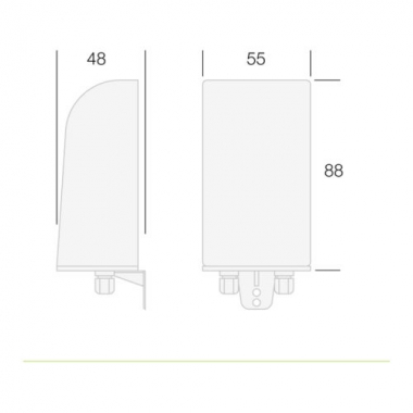 INTERRUTTORE CREPUSCOLARE UNIPOLARE DA ESTERNO TECNOSWITCH CR101ES - TECNOSWITCH CR101ES product photo Photo 02 3XL