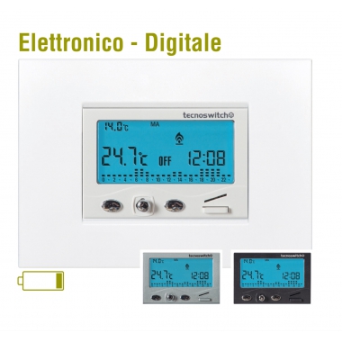 CRONOTERMOSTATO SETTIMANALE DA INCASSO MOD. - TECNOSWITCH CR515BI product photo Photo 01 3XL