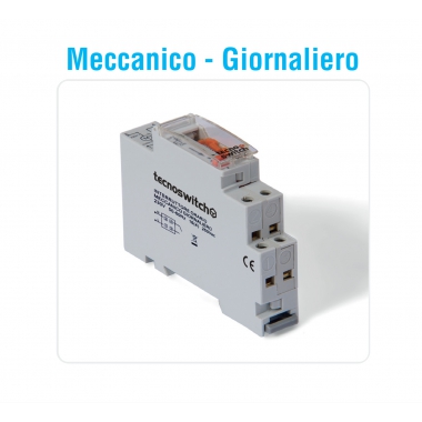 INTERRUTTORE ORARIO ELETTROMECCANICO GIORNALIERO - TECNOSWITCH OR101DI product photo Photo 01 3XL