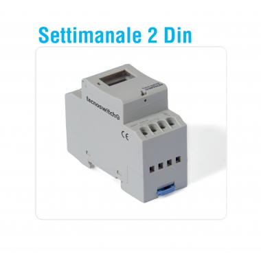 INTERRUTTORE ORARIO DIGITALE SETTIMANALE 23 - TECNOSWITCH OR222DI product photo Photo 01 3XL