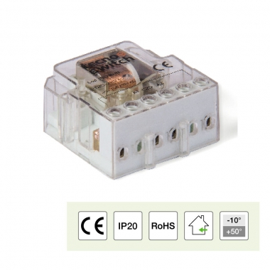 RELÈ AD IMPULSI 1 SCAMBIO 12V - TECNOSWITCH RE012IN product photo Photo 01 3XL