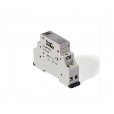 RELÈ AD IMPULSI MECCANICO MODULARE 1 SCAMBIO 230V IN GUIDA 1 D - TECNOSWITCH RE230DI product photo Photo 01 3XL