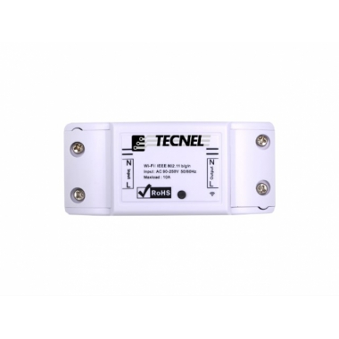 RELE' PASSO PASSO 1X10A 230V PULSANTI+WIFI - TECNEL TE7641WF product photo Photo 01 3XL