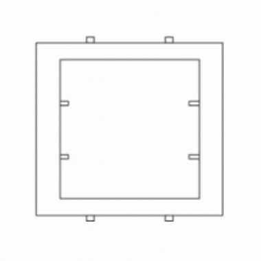 ADATTATORE PER COMANDO X VELA EIKON NEA COLORE NERO - A.T.E.C. TUTONDO AC10N product photo Photo 01 3XL