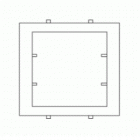ADATTATORE X COMANDO 35X35 AXOLUTE ETERIS AIR ANTRACITE - A.T.E.C. TUTONDO AC10AN product photo