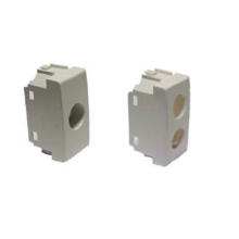 PLASTICHE PER PRESE COASSIALI 1 CONNETTORE TIPO LUNA GRIGIO - TELEVES 529141 product photo