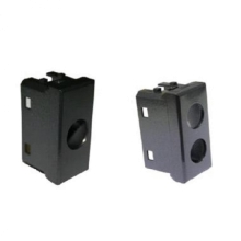 PLASTICHE PER PRESE COASSIALI 1 CONNETTORE TIPO AXOLUTE ANTRACITE - TELEVES 529145 product photo