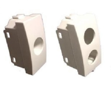 PLASTICHE PER PRESE COASSIALI 1 CONNETTORE TIPO ABB CLARO BIANCO - TELEVES 529147 product photo