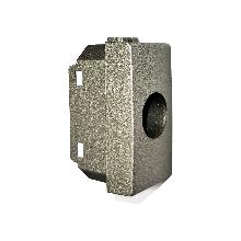 Plastiche per prese coassiali 1 connettore - Tipo VIMAR ARKE Metal - TELEVES 529197 product photo