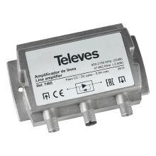 LINE AMPLIF. 5-2050 MHZ. G20DB - TELEVES 7485 - TELEVES 7485 product photo