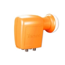 CONVERTIRORE LNB QUAD UNIVERSALE 4 USCITE 0,7DB ARANCIONE - TELEVES 761001 product photo